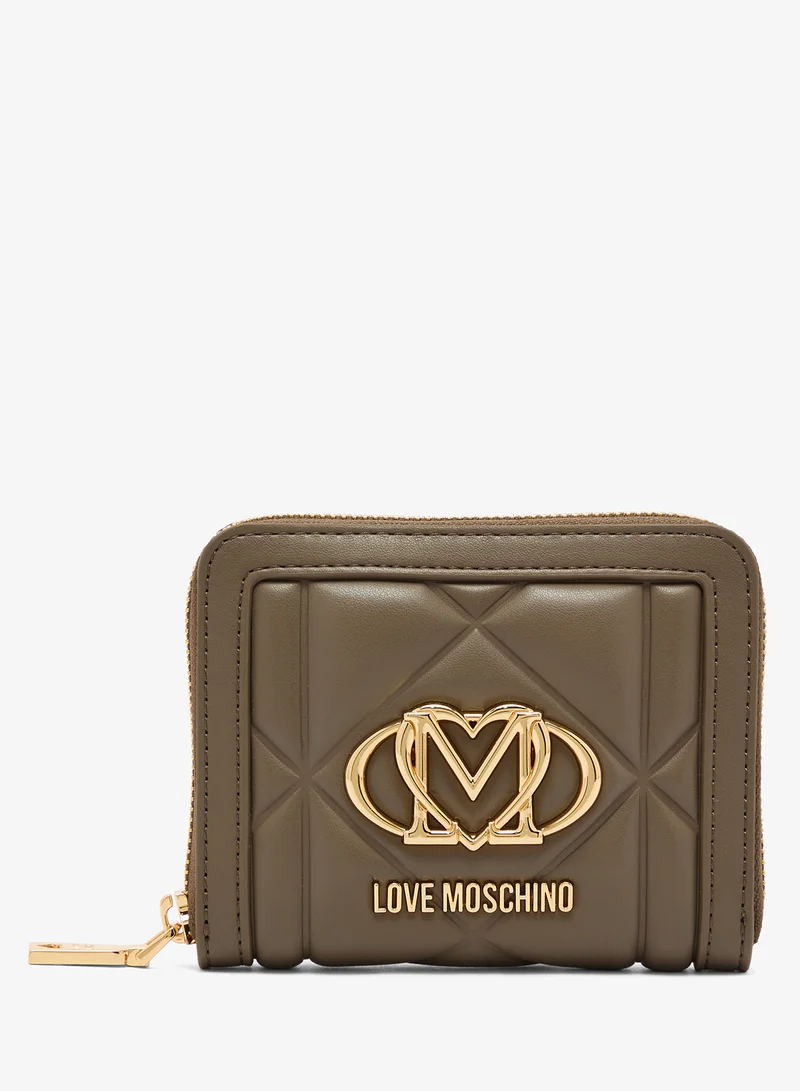 Embossed Q PU Wallet